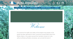 Desktop Screenshot of mineralwaterdirect.com.au
